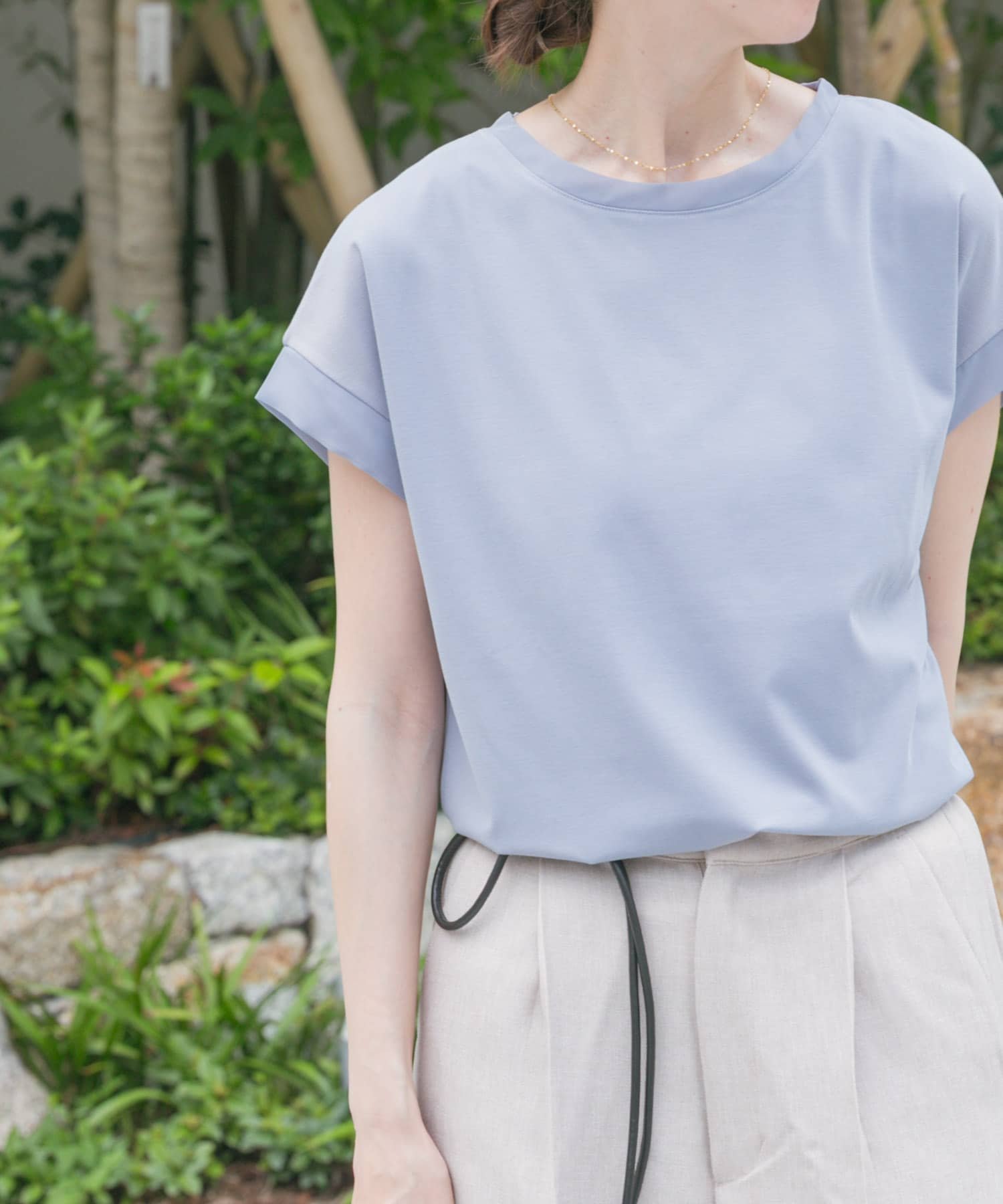 【アイテムズアーバンリサーチ/ITEMS URBAN RESEARCH】のバックタックフレンチプルオーバー インテリア・キッズ・メンズ・レディースファッション・服の通販 founy(ファニー) 　ファッション　Fashion　レディースファッション　Fashion for Women　トップス・カットソー　Cut & Sew Tops　カジュアルプルオーバー・ニットトップス　Pullovers & Knit Tops / Casual Pullovers　バッグ　Bags　2025年　2025　2025春夏・S/S　Spring/Summer 2025 SS25　シルケット　Silket, Silky Cotton　シンプル　Simple, Minimal　ミックス　Mix, Mixed Style　エレガント 上品　Elegant　夏　Summer　S/S・春夏　SS, Spring/Summer, Warm Season　L.BLU|ID: prp329100004677549 ipo3291000000033794209