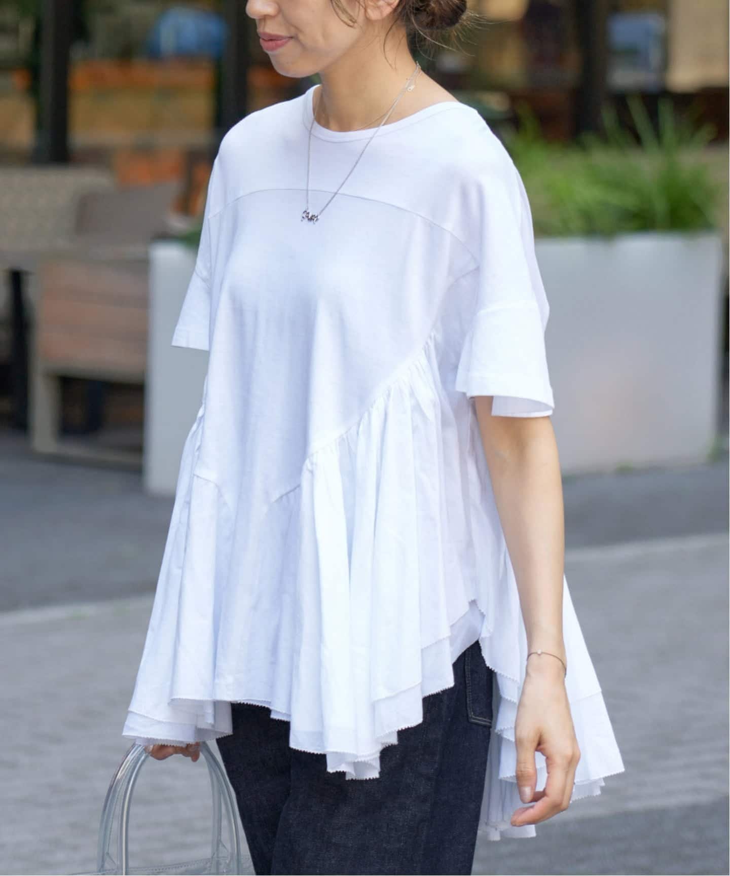 【イエナ/IENA】の《追加》AAYUSHI/アユーシ ロングティアードフリルテールトップス 人気、トレンドファッション・服の通販 founy(ファニー) 　ファッション　Fashion　レディースファッション　Fashion for Women　トップス・カットソー　Cut & Sew Tops　 other-1|ID: prp329100004677567 ipo3291000000033850736