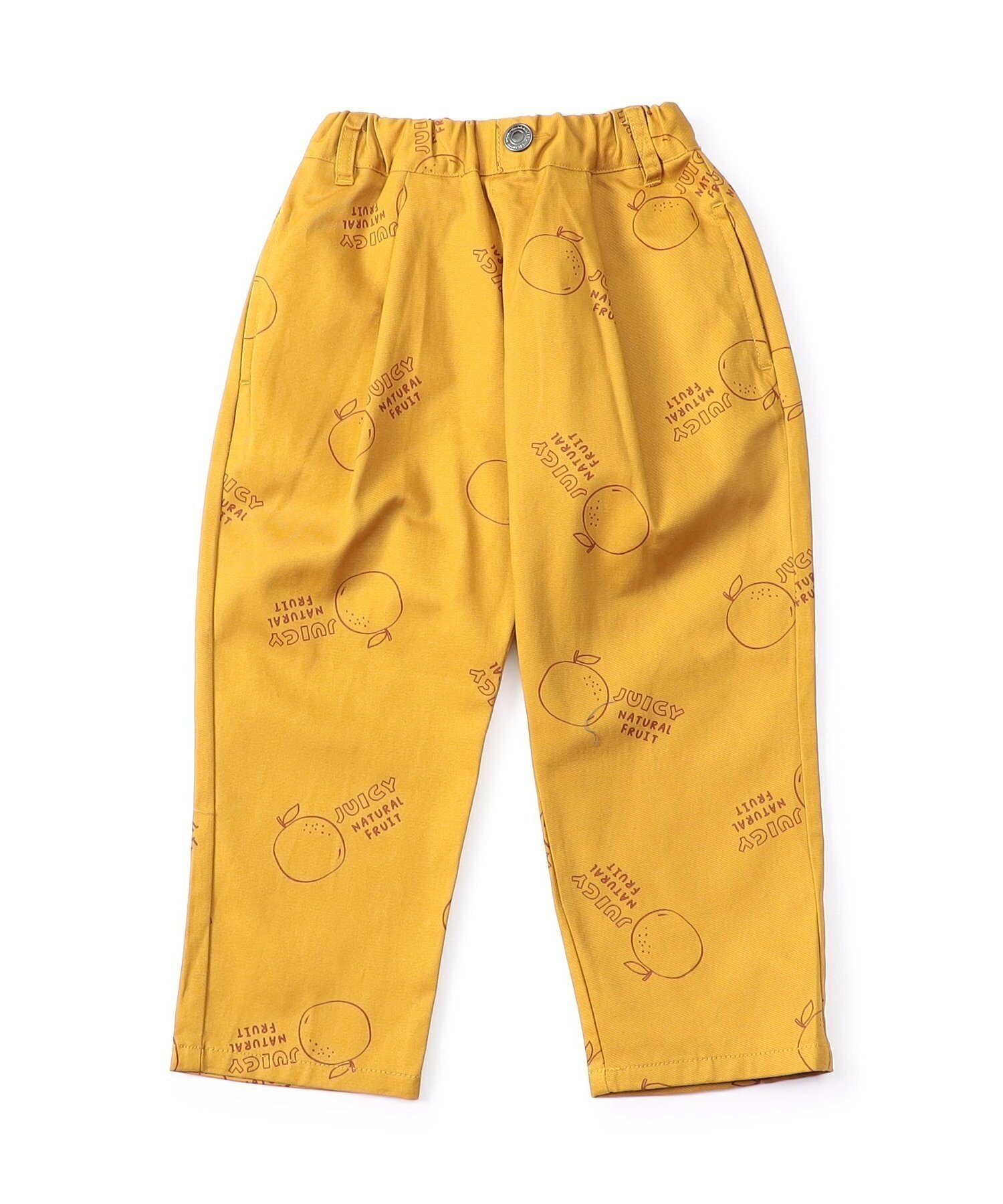 【エフオー オンラインストア/F.O.Online Store / KIDS】のNEWシェフパンツ 10分丈 インテリア・キッズ・メンズ・レディースファッション・服の通販 founy(ファニー) 　ファッション　Fashion　キッズファッション　Fashion for Kids　ボトムス　Bottoms　2025年　2025　2025-2026秋冬・A/W　Autumn/Winter 2025–26 AW25–26　おすすめ　Recommended / Our Picks　プリント　Print, Printed Pattern　人気　Popular, Best Seller　イエロー|ID: prp329100004677573 ipo3291000000034044601