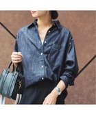 【フレームワーク/FRAMeWORK】のライトオンスデニムシャツ 人気、トレンドファッション・服の通販 founy(ファニー) ファッション Fashion レディースファッション Fashion for Women トップス・カットソー Cut & Sew Tops シャツ・ブラウス・オフィスカジュアル Elegant Blouses & Button-Ups おすすめ Recommended / Our Picks シルバー Silver, Metallic Silver スラックス Slacks, Dress Pants デニム Denim, Jeans Material ミックス Mix, Mixed Style 秋 Autumn thumbnail ネイビー|ID: prp329100004677591 ipo3291000000034579682