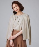 【アンタイトル/UNTITLED】の【前後2WAY/アンサンブル可/ゆったり】シアーカーディガン グレージュ|ID: prp329100004677605 ipo3291000000034438357