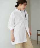 【プラージュ/Plage】のLight OX Poncho シャツ 人気、トレンドファッション・服の通販 founy(ファニー) ファッション Fashion レディースファッション Fashion for Women トップス・カットソー Cut & Sew Tops シャツ・ブラウス・オフィスカジュアル Elegant Blouses & Button-Ups オックス Oxford Fabric スリット Slit, Slit Detail thumbnail ホワイト|ID: prp329100004677624 ipo3291000000033794570