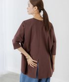 【エルーラ/Elura】のバックスリットTシャツ/572940 ダークブラウン58|ID: prp329100004677652 ipo3291000000033794696