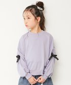 【デビロック/devirock / KIDS】のときめきリボンスリーブ ミニ裏毛 スウェット トレーナー トレーナー トップス 25AW Gブルー|ID: prp329100004677679 ipo3291000000034774344