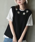 【アールピーエス/rps】のフラワー刺繍クルーネックニットベスト 人気、トレンドファッション・服の通販 founy(ファニー) ファッション Fashion レディースファッション Fashion for Women アウター Coat / Outerwear Collection トップス・カットソー Cut & Sew Tops ニット Knit Tops & Sweaters ベスト&ジレ / 重ね着スタイル Vests & Gilets ハンド Hand, Handmade フラワー Flower, Floral ベスト Vest, Waistcoat 再入荷 Restock / Back in Stock 洗える Machine Washable thumbnail ブラック|ID: prp329100004677681 ipo3291000000033794862