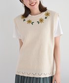 【アールピーエス/rps】のフラワー刺繍クルーネックニットベスト 人気、トレンドファッション・服の通販 founy(ファニー) ファッション Fashion レディースファッション Fashion for Women アウター Coat / Outerwear Collection トップス・カットソー Cut & Sew Tops ニット Knit Tops & Sweaters ベスト&ジレ / 重ね着スタイル Vests & Gilets ハンド Hand, Handmade フラワー Flower, Floral ベスト Vest, Waistcoat 再入荷 Restock / Back in Stock 洗える Machine Washable thumbnail アイボリー|ID: prp329100004677681 ipo3291000000033794865