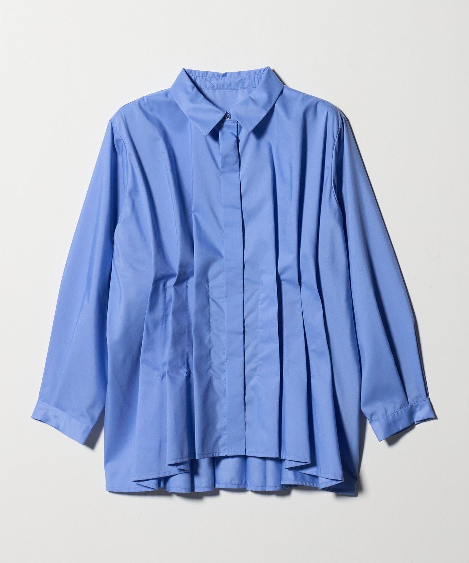 【ユナイテッドアローズ/UNITED ARROWS】のフロントタック 8分袖シャツ A DAY IN THE LIFE インテリア・キッズ・メンズ・レディースファッション・服の通販 founy(ファニー) 　ファッション　Fashion　レディースファッション　Fashion for Women　トップス・カットソー　Cut & Sew Tops　シャツ・ブラウス・オフィスカジュアル　Elegant Blouses & Button-Ups　シェイプ　Shape, Slim Fit　シンプル　Simple, Minimal　ストライプ　Stripe, Striped Pattern　スニーカー　Sneakers, Trainers　タイトスカート　Pencil Skirt, Tight Skirt　フロント　Front, Front Design　COBALT|ID: prp329100004677712 ipo3291000000033795026