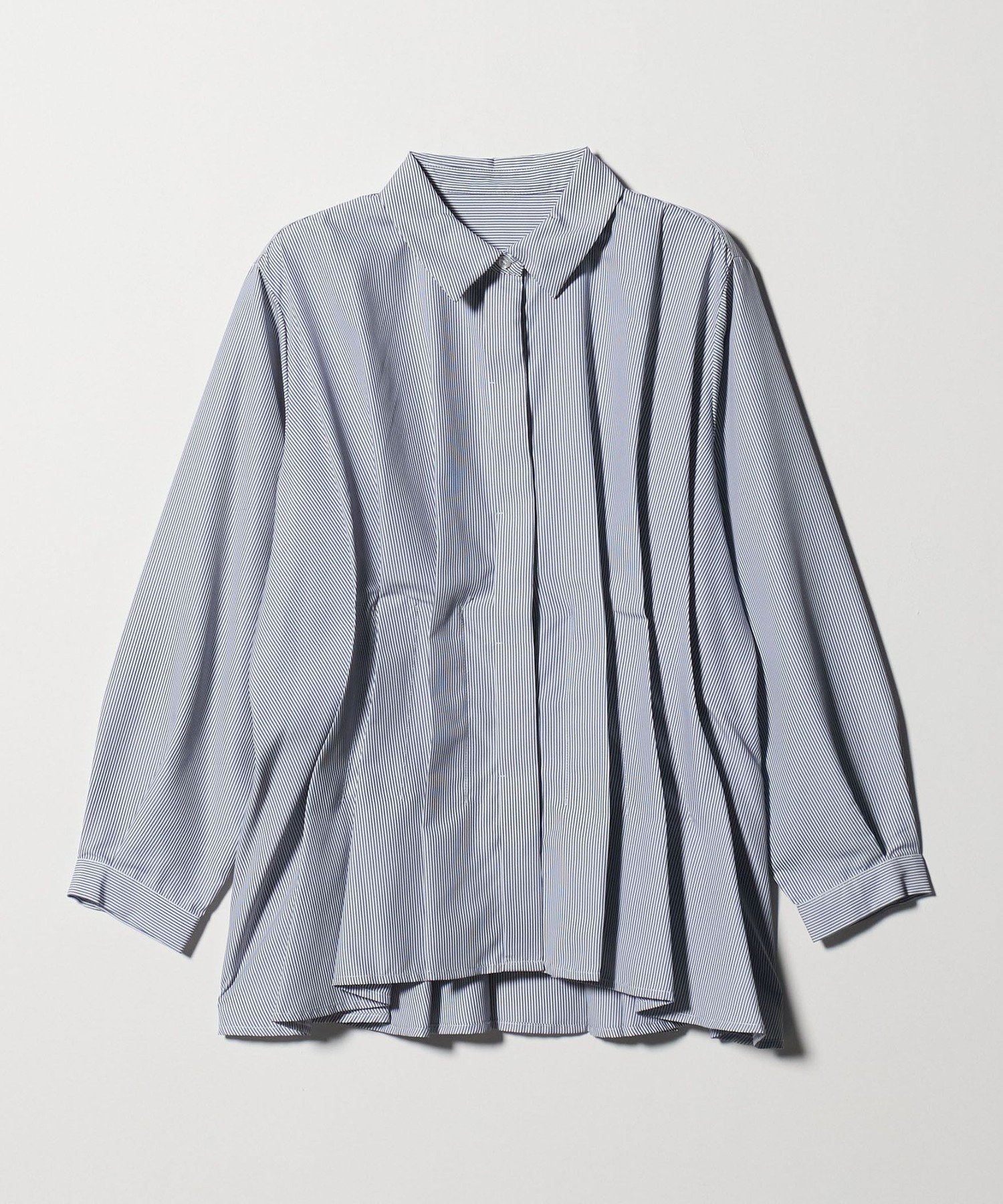 【ユナイテッドアローズ/UNITED ARROWS】のフロントタック 8分袖シャツ A DAY IN THE LIFE インテリア・キッズ・メンズ・レディースファッション・服の通販 founy(ファニー) 　ファッション　Fashion　レディースファッション　Fashion for Women　トップス・カットソー　Cut & Sew Tops　シャツ・ブラウス・オフィスカジュアル　Elegant Blouses & Button-Ups　シェイプ　Shape, Slim Fit　シンプル　Simple, Minimal　ストライプ　Stripe, Striped Pattern　スニーカー　Sneakers, Trainers　タイトスカート　Pencil Skirt, Tight Skirt　フロント　Front, Front Design　その他1|ID: prp329100004677712 ipo3291000000033795029
