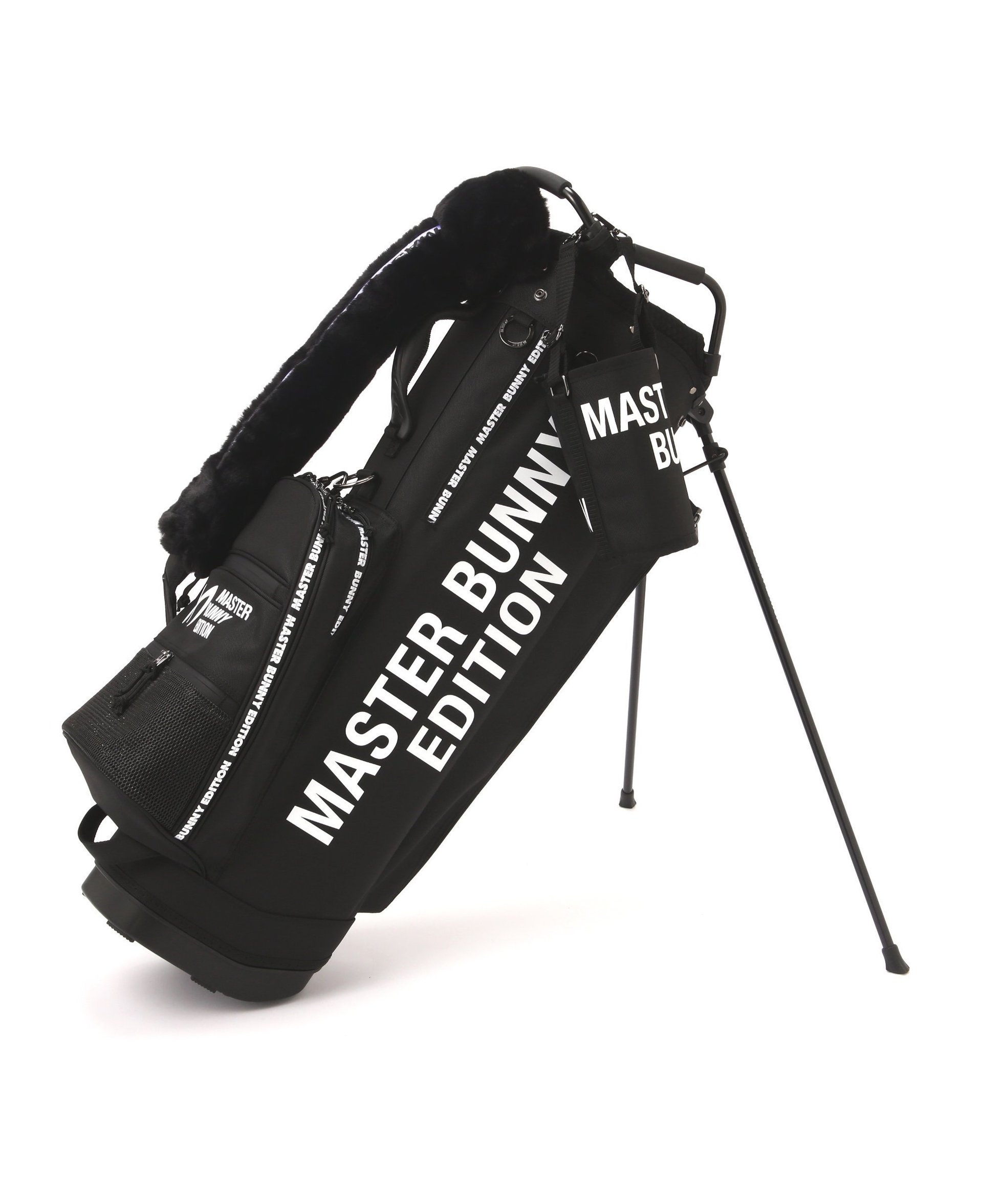 【マスターバニーエディション/MASTER BUNNY EDITION / MEN】の筒型キャディーバック (46インチ対応) (UNISEX) インテリア・キッズ・メンズ・レディースファッション・服の通販 founy(ファニー) 　ファッション　Fashion　メンズファッション　Fashion for Men　ユニセックス　Unisex, Genderless　ショルダー　Shoulder, Shoulder Strap　スタンド　Stand Collar, Upright Stand　タオル　Towel, Bath Towel　バランス　Balance, Style Balance　プレート　Plate, Dish　ポケット　Pocket, Pocket Detail　ポーチ　Pouch, Small Case　ラウンド　Round, Round Neck　ワーク　Workwear, Utility Style　ブラック|ID: prp329100004677714 ipo3291000000033795038