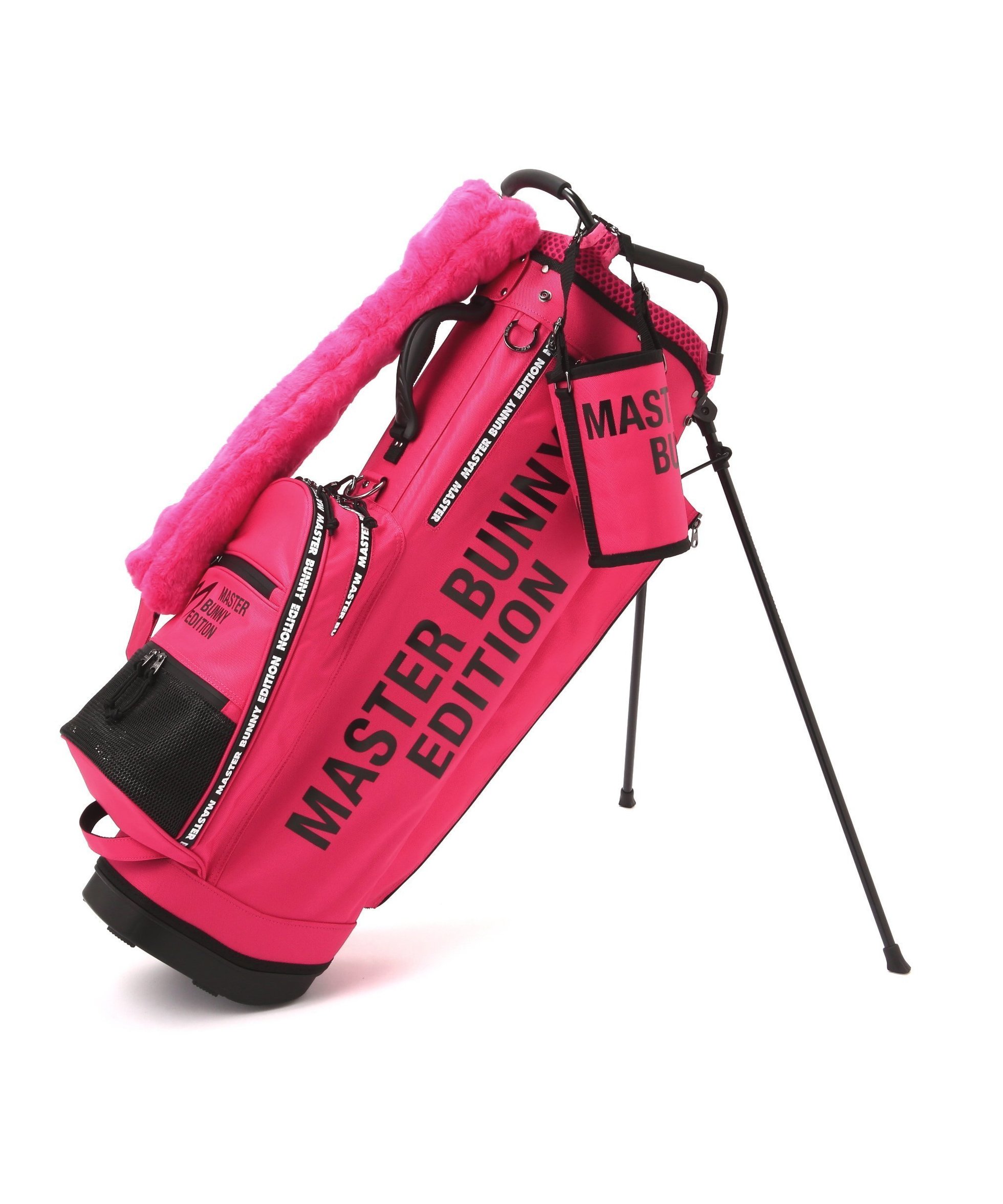【マスターバニーエディション/MASTER BUNNY EDITION / MEN】の筒型キャディーバック (46インチ対応) (UNISEX) インテリア・キッズ・メンズ・レディースファッション・服の通販 founy(ファニー) 　ファッション　Fashion　メンズファッション　Fashion for Men　ユニセックス　Unisex, Genderless　ショルダー　Shoulder, Shoulder Strap　スタンド　Stand Collar, Upright Stand　タオル　Towel, Bath Towel　バランス　Balance, Style Balance　プレート　Plate, Dish　ポケット　Pocket, Pocket Detail　ポーチ　Pouch, Small Case　ラウンド　Round, Round Neck　ワーク　Workwear, Utility Style　ピンク|ID: prp329100004677714 ipo3291000000033795041