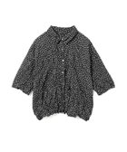 【マーコート/MARcourt】のmizuiro ind ドットプリントキャッチワッシャーシャツ 人気、トレンドファッション・服の通販 founy(ファニー) ファッション Fashion レディースファッション Fashion for Women トップス・カットソー Cut & Sew Tops シャツ・ブラウス・オフィスカジュアル Elegant Blouses & Button-Ups オケージョン Occasion Wear ドット Polka Dot, Dot Pattern ワッシャー Washer, Crinkled Finish 人気 Popular, Best Seller 春 Spring thumbnail ブラック|ID: prp329100004677732 ipo3291000000033795134