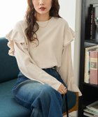 【フリークスストア/FREAK'S STORE】のワッフル フリル 袖 ロング スリーブ プルオーバー【限定展開】 ナチュラル|ID: prp329100004677769 ipo3291000000033795325