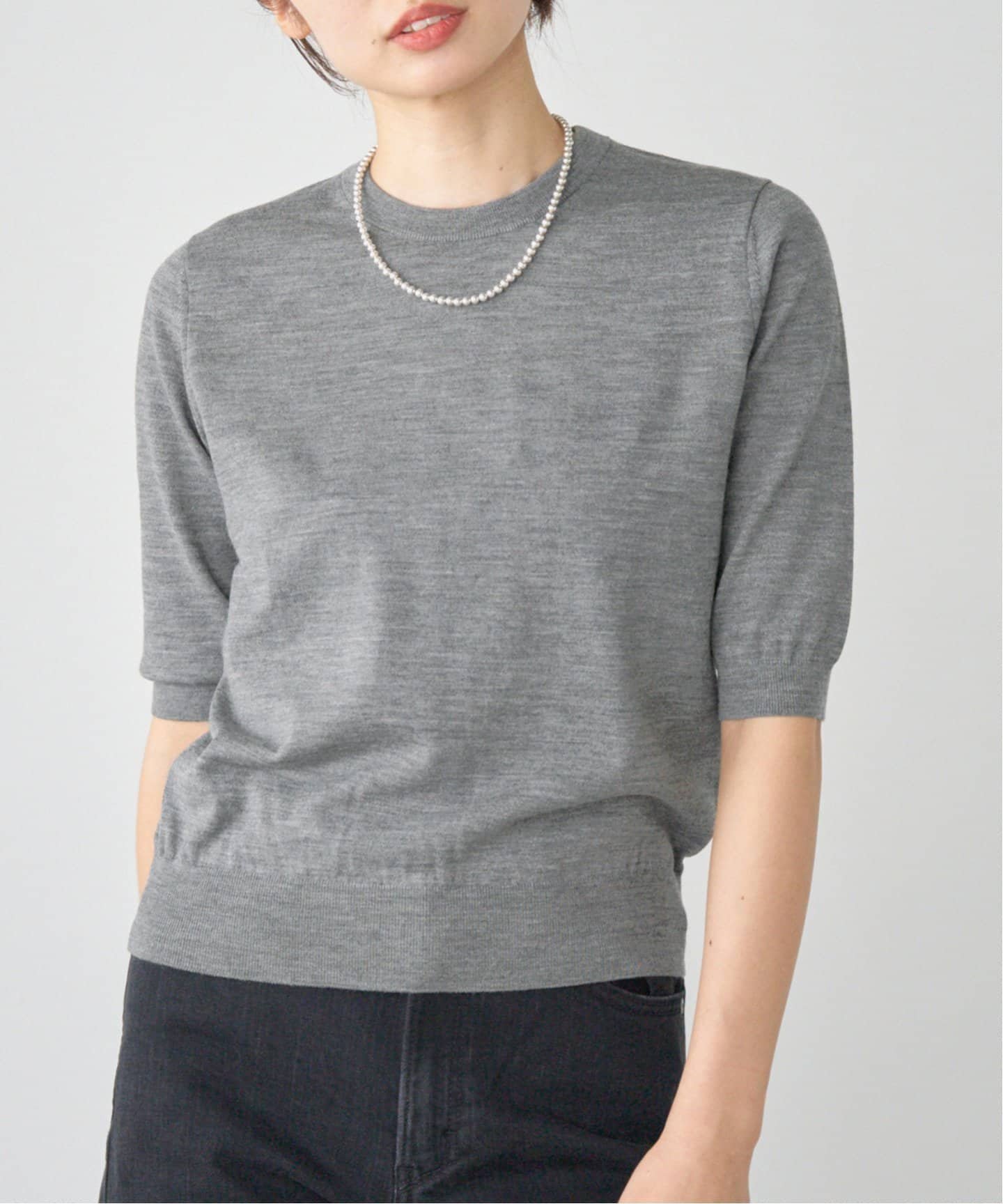 【イエナ/IENA】のARKABA プルオーバー インテリア・キッズ・メンズ・レディースファッション・服の通販 founy(ファニー) 　ファッション　Fashion　レディースファッション　Fashion for Women　トップス・カットソー　Cut & Sew Tops　カジュアルプルオーバー・ニットトップス　Pullovers & Knit Tops / Casual Pullovers　2025年　2025　2025-2026秋冬・A/W　Autumn/Winter 2025–26 AW25–26　アンサンブル　Ensemble Set　インナー　Innerwear　カーディガン　Cardigan, Knitwear　コンパクト　Compact, Small Size　ジャケット　Jacket, Outerwear　バランス　Balance, Style Balance　春　Spring　秋　Autumn　グレー|ID: prp329100004677842 ipo3291000000033844455
