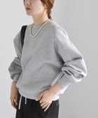 【シップス フォー ウィメン/SHIPS】のquaranciel 洗濯機可能 ポンチ ベーシック コンパクト スウェット ライトグレー|ID: prp329100004677864 ipo3291000000034491104