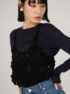 【エミ/emmi】のかぎ針ハンドニットビスチェ 人気、トレンドファッション・服の通販 founy(ファニー) ファッション Fashion レディースファッション Fashion for Women トップス・カットソー Cut & Sew Tops ニット Knit Tops & Sweaters ビスチェ Bustiers & Corset Tops / Layered Bustier Style おすすめ Recommended / Our Picks かぎ針 Crochet インナー Innerwear コンパクト Compact, Small Size シンプル Simple, Minimal チェーン Chain, Chain Strap バランス Balance, Style Balance フラワー Flower, Floral モチーフ Motif, Design Theme ロング Long, Long-Length 手編み Hand-Knitted, Handmade Knit thumbnail BLK[009]|ID: prp329100004677890 ipo3291000000033795882