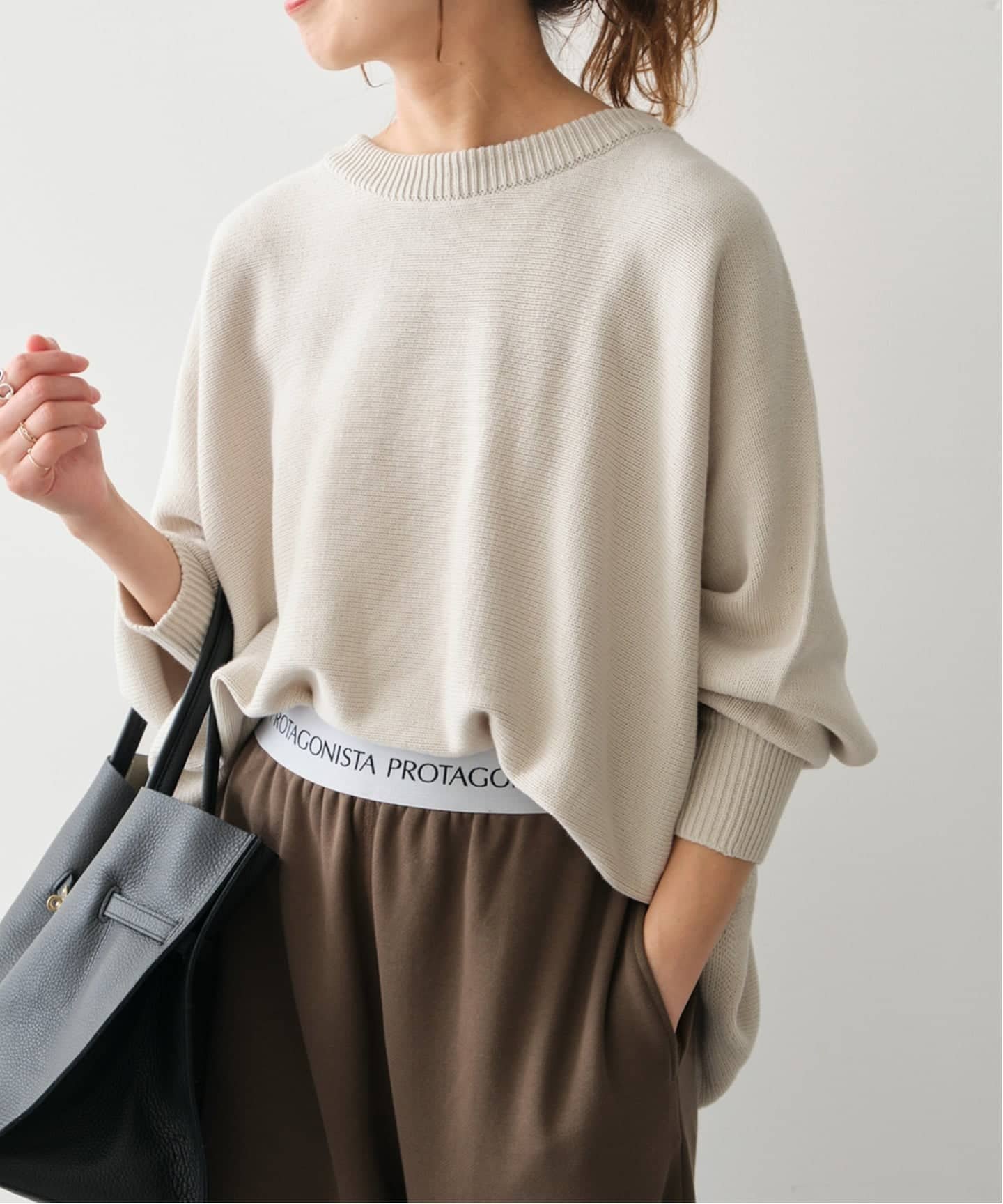 【スピック&スパン/Spick & Span】の《WEB限定追加》 バルキーヤーンドルマンロングリブニット インテリア・キッズ・メンズ・レディースファッション・服の通販 founy(ファニー)  ファッション Fashion レディースファッション Fashion for Women トップス・カットソー Cut & Sew Tops ニット Knit Tops & Sweaters シンプル Simple, Minimal バランス Balance, Style Balance フラット Flat, Flat Shoes ホールガーメント WholeGarment, Seamless Knit 人気 Popular, Best Seller ホワイト B|ID: prp329100004677937 ipo3291000000034370925