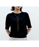【アンタイトル/UNTITLED】の【アンサンブル可/薄手/洗える】5分袖クルーニット 人気、トレンドファッション・服の通販 founy(ファニー) ファッション Fashion レディースファッション Fashion for Women トップス・カットソー Cut & Sew Tops ニット Knit Tops & Sweaters アンサンブルニット Knit Ensembles & Twin Sets アンサンブル Ensemble Set 洗える Machine Washable ストレッチ Stretch, Stretchy Fabric スマート Smart, Elegant スリット Slit, Slit Detail ベーシック Basic, Essential モノトーン Monotone, Black and White 無地 Plain, Solid Color ワイド Wide, Wide Fit おすすめ Recommended / Our Picks エレガント 上品 Elegant thumbnail ブラック|ID: prp329100004677947 ipo3291000000034130993