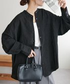 【ディスコート/Discoat】の【新色追加!/WEB限定】モールストライプバンドカラーシャツ ブラック|ID: prp329100004677953 ipo3291000000033969927