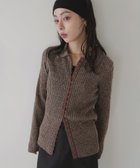 【リアン/Lian】のホックデザインポロニット 人気、トレンドファッション・服の通販 founy(ファニー) ファッション Fashion レディースファッション Fashion for Women トップス・カットソー Cut & Sew Tops ニット Knit Tops & Sweaters トレンド Trend, Trending Now フロント Front, Front Design thumbnail ブラウン|ID: prp329100004677956 ipo3291000000033796222