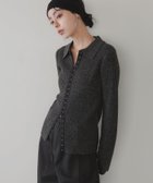 【リアン/Lian】のホックデザインポロニット 人気、トレンドファッション・服の通販 founy(ファニー) ファッション Fashion レディースファッション Fashion for Women トップス・カットソー Cut & Sew Tops ニット Knit Tops & Sweaters トレンド Trend, Trending Now フロント Front, Front Design thumbnail チャコールグレー|ID: prp329100004677956 ipo3291000000033796224