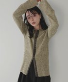 【リアン/Lian】のホックデザインポロニット 人気、トレンドファッション・服の通販 founy(ファニー) ファッション Fashion レディースファッション Fashion for Women トップス・カットソー Cut & Sew Tops ニット Knit Tops & Sweaters トレンド Trend, Trending Now フロント Front, Front Design thumbnail グリーン|ID: prp329100004677956 ipo3291000000033796228