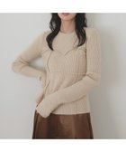 【リアン/Lian】のビスチェデザインリブニットトップス アイボリー|ID: prp329100004677966 ipo3291000000034638422