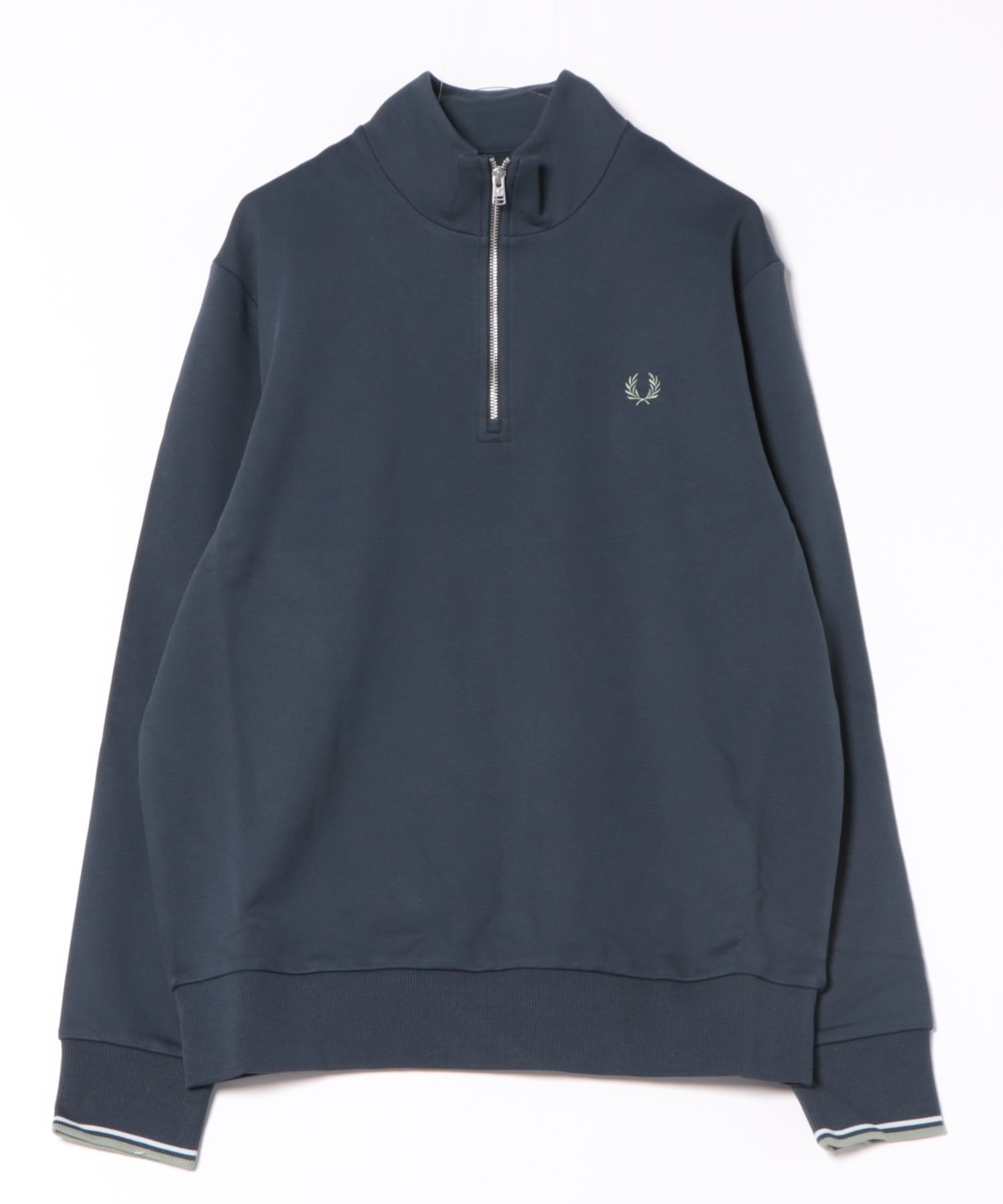 【カセットチャート/Cassette Chart】のFRED PERRY/Half Zip SweatShirt M3574 インテリア・キッズ・メンズ・レディースファッション・服の通販 founy(ファニー) 　ファッション　Fashion　レディースファッション　Fashion for Women　トップス・カットソー　Cut & Sew Tops　シャツ・ブラウス・オフィスカジュアル　Elegant Blouses & Button-Ups　レディースパーカー・カジュアルフーディー　Casual Hoodies & Sweatshirts　ロングTシャツ・Tシャツ　Longline T-Shirts & Tees　スウェット・クルーネックトップス　Sweatshirts & Crewnecks / Relaxed Fit Sweat Tops　アクセサリー　Fashion Accessories　インナー　Innerwear　厚底　Platform Shoes　秋　Autumn　腕時計　Wristwatch　カットソー　Cut and Sewn Top　カーゴパンツ　Cargo Pants, Utility Pants　キャップ　Cap, Baseball Cap　ジャケット　Jacket, Outerwear　スタイリッシュ　Stylish, Fashionable　スニーカー　Sneakers, Trainers　スポーツ　Sports, Activewear　セットアップ　Set-Up, Coordinated Outfit　チェーン　Chain, Chain Strap　デニム　Denim, Jeans Material　トレンド　Trend, Trending Now　定番　Standard, Basic Item　ネックレス　Necklace, Pendant Necklace　人気　Popular, Best Seller　ハーフ　Half, Half-Length　フロント　Front, Front Design　ブレスレット　Bracelet, Wristband　ボトム　Bottoms, Lower Wear　NVY3|ID: prp329100004677973 ipo3291000000034216321