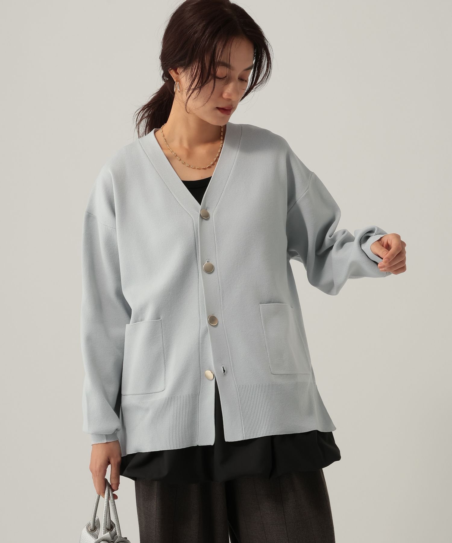 【エルーラ/Elura】のWEB限定カラー 【ランキング獲得!】もっちり立体オーバーカーディガン/327462 インテリア・キッズ・メンズ・レディースファッション・服の通販 founy(ファニー) ファッション Fashion レディースファッション Fashion for Women トップス・カットソー Cut & Sew Tops カーディガン・羽織り Layered Style Cardigans 秋 Autumn カットソー Cut and Sewn Top カーディガン Cardigan, Knitwear タイトスカート Pencil Skirt, Tight Skirt チェック Check, Plaid, Tartan デニム Denim, Jeans Material 人気 Popular, Best Seller バランス Balance, Style Balance フェミニン Feminine, Girly フレア Flare, Flared ボトム Bottoms, Lower Wear 羽織 Haori, Light Jacket リラックス Relax, Relaxed Fit ワイド Wide, Wide Fit A/W・秋冬 Autumn/Winter エレガント 上品 Elegant アイスグレー12|ID: prp329100004677975 ipo3291000000034573491