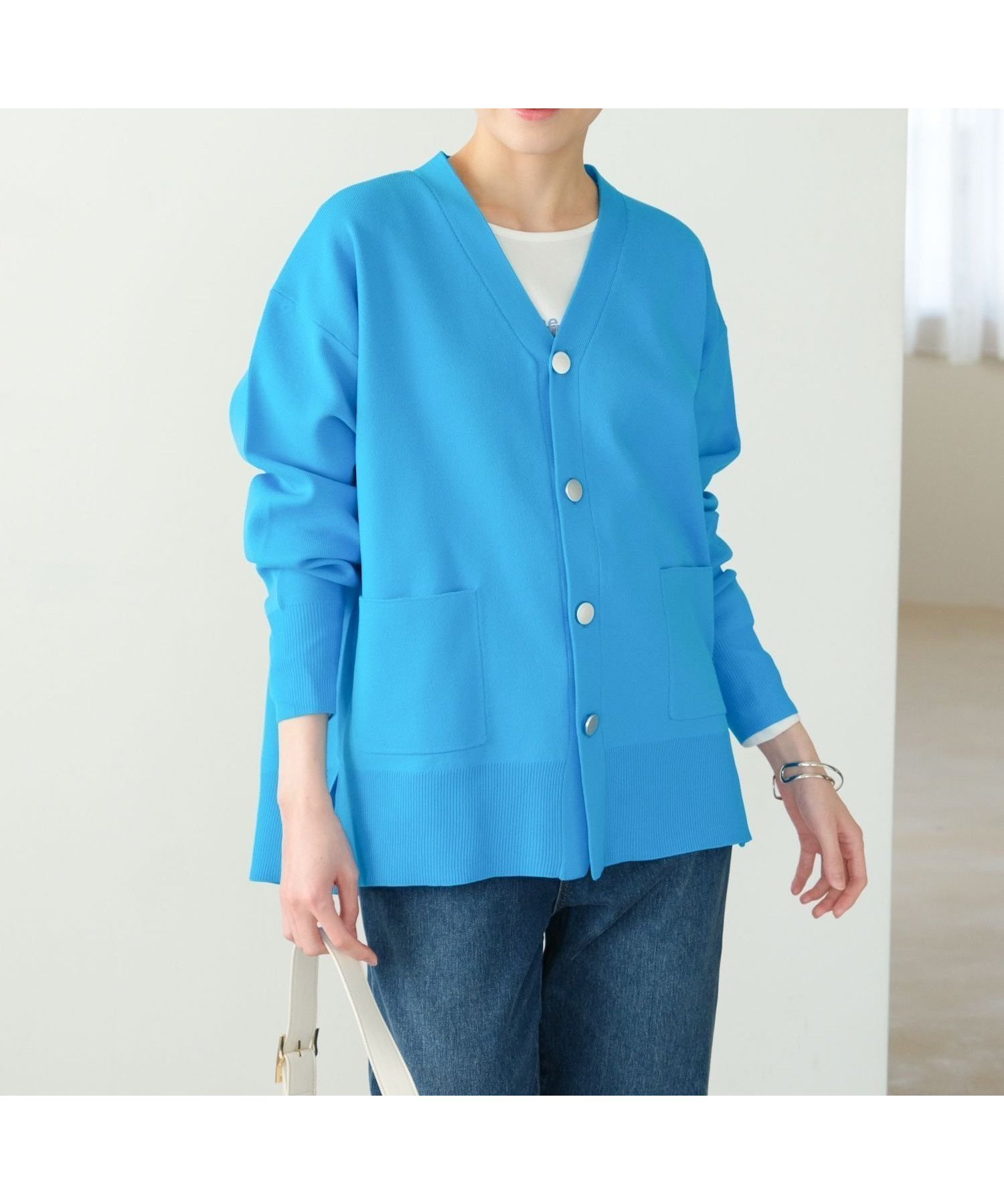 【エルーラ/Elura】のWEB限定カラー 【ランキング獲得!】もっちり立体オーバーカーディガン/327462 インテリア・キッズ・メンズ・レディースファッション・服の通販 founy(ファニー) ファッション Fashion レディースファッション Fashion for Women トップス・カットソー Cut & Sew Tops カーディガン・羽織り Layered Style Cardigans 秋 Autumn カットソー Cut and Sewn Top カーディガン Cardigan, Knitwear タイトスカート Pencil Skirt, Tight Skirt チェック Check, Plaid, Tartan デニム Denim, Jeans Material 人気 Popular, Best Seller バランス Balance, Style Balance フェミニン Feminine, Girly フレア Flare, Flared ボトム Bottoms, Lower Wear 羽織 Haori, Light Jacket リラックス Relax, Relaxed Fit ワイド Wide, Wide Fit A/W・秋冬 Autumn/Winter エレガント 上品 Elegant ブルー85|ID: prp329100004677975 ipo3291000000034573496