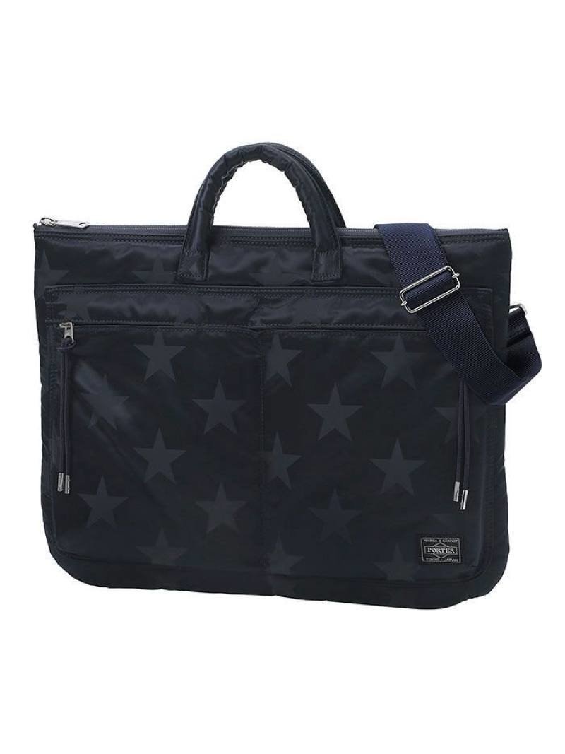 【ポーター/PORTER / MEN】のフラッグ 2WAYショートヘルメットバッグ インテリア・キッズ・メンズ・レディースファッション・服の通販 founy(ファニー) 　ファッション　Fashion　メンズファッション　Fashion for Men　バッグ　Bags　ウォレット　Wallet　シルバー　Silver, Metallic Silver　ジャカード／ジャガード　Jacquard, Woven Pattern　スマート　Smart, Elegant　人気　Popular, Best Seller　ボンディング　Bonding, Bonded Fabric　ポケット　Pocket, Pocket Detail　ラップ　Wrap, Wrap Design　ミッドナイトブルー|ID: prp329100004678095 ipo3291000000033857805
