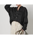 【ビューティ&ユース ユナイテッドアローズ/BEAUTY&YOUTH / UNITED ARROWS】の麻 ビッグ シャツ -ウォッシャブル- BLACK|ID: prp329100004678121 ipo3291000000033797086