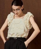 【カプリシューレマージュ/CAPRICIEUX LEMAGE】の【SNSで話題!/オケージョンにも◎】ジャガードパフショルダートップス 人気、トレンドファッション・服の通販 founy(ファニー) ファッション Fashion レディースファッション Fashion for Women トップス・カットソー Cut & Sew Tops おすすめ Recommended / Our Picks オケージョン Occasion Wear カットオフ Cut-Off Design スラックス Slacks, Dress Pants スリーブ Sleeve, Long Sleeve / Short Sleeve デニム Denim, Jeans Material バイアス Bias, Diagonal Cut マキシ Maxi, Full Length thumbnail アイボリー|ID: prp329100004678136 ipo3291000000033797166