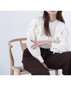 【ナチュラル ビューティー ベーシック/NATURAL BEAUTY BASIC】のメタルポイントフリルブラウス 人気、トレンドファッション・服の通販 founy(ファニー) ファッション Fashion レディースファッション Fashion for Women トップス・カットソー Cut & Sew Tops シャツ・ブラウス・オフィスカジュアル Elegant Blouses & Button-Ups おすすめ Recommended / Our Picks ストレート Straight, Straight Cut フロント Front, Front Design ブロード Broadcloth, Fine Cotton メタル Metal, Metal Parts エレガント 上品 Elegant thumbnail ペールイエロー|ID: prp329100004678151 ipo3291000000033797257