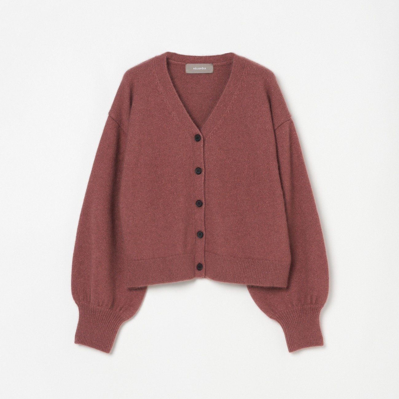 【エリオポール/heliopole】のGLITTER RACCOON CARDIGAN インテリア・キッズ・メンズ・レディースファッション・服の通販 founy(ファニー) 　ファッション　Fashion　レディースファッション　Fashion for Women　トップス・カットソー　Cut & Sew Tops　カーディガン・羽織り　Layered Style Cardigans　カーディガン　Cardigan, Knitwear　トレンド　Trend, Trending Now　エレガント 上品　Elegant　A/W・秋冬　Autumn/Winter　モーブ|ID: prp329100004678168 ipo3291000000033797368