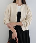【アンドミー/andme】のパールボタン 長袖 ニット カーディガン 人気、トレンドファッション・服の通販 founy(ファニー) ファッション Fashion レディースファッション Fashion for Women トップス・カットソー Cut & Sew Tops ニット Knit Tops & Sweaters カーディガン・羽織り Layered Style Cardigans カーディガン Cardigan, Knitwear コンパクト Compact, Small Size トレンド Trend, Trending Now パール Pearl, Pearl Accent エレガント 上品 Elegant 長袖 Long Sleeve, Full Sleeve thumbnail アイボリー|ID: prp329100004678177 ipo3291000000033797414