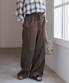 【スピック&スパン/Spick & Span】のP/Wイージースラックスパンツ ブラウン|ID: prp329100004678188 ipo3291000000033845345