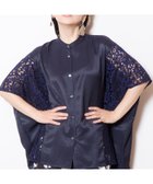 【オズモーシス/OSMOSIS】の切替ワイドブラウス NAVY|ID: prp329100004678194 ipo3291000000033797502