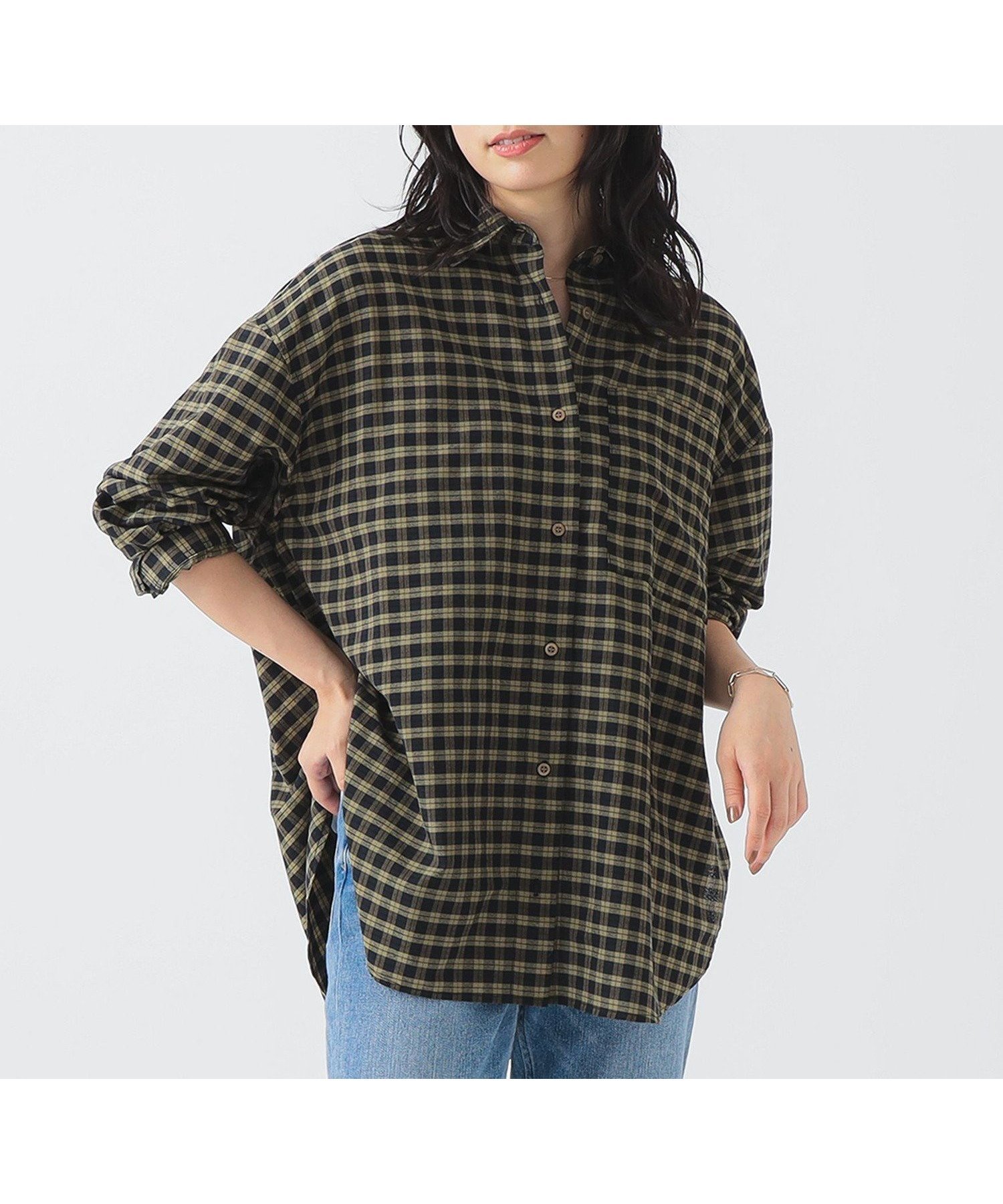 【ビーミングライフストアバイビームス/B:MING LIFE STORE by BEAMS】のビッグポケット チェック シャツ 25AW 秋まで使える インテリア・キッズ・メンズ・レディースファッション・服の通販 founy(ファニー) 　ファッション　Fashion　レディースファッション　Fashion for Women　トップス・カットソー　Cut & Sew Tops　シャツ・ブラウス・オフィスカジュアル　Elegant Blouses & Button-Ups　2025年　2025　2025-2026秋冬・A/W　Autumn/Winter 2025–26 AW25–26　おすすめ　Recommended / Our Picks　スラックス　Slacks, Dress Pants　チェック　Check, Plaid, Tartan　ビッグ　Big, Oversized　ベーシック　Basic, Essential　ポケット　Pocket, Pocket Detail　リラックス　Relax, Relaxed Fit　ルーズ　Loose, Oversized　レギュラー　Regular, Standard Fit　ワイド　Wide, Wide Fit　秋　Autumn　羽織　Haori, Light Jacket　KHAKI|ID: prp329100004678197 ipo3291000000033797525