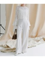 【アニュアンス/anuans】のミッドウェイトツータックワイドパンツ 人気、トレンドファッション・服の通販 founy(ファニー) ファッション Fashion レディースファッション Fashion for Women パンツ Pants & Trousers スーツ Suit, Formalwear パイピング Piping, Trim Design フロント Front, Front Design 定番 Standard, Basic Item |ID:prp329100004678204