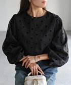 【リベリー/Riberry】のワッシャーシアーフロッキードットブラウス 人気、トレンドファッション・服の通販 founy(ファニー) ファッション Fashion レディースファッション Fashion for Women トップス・カットソー Cut & Sew Tops シャツ・ブラウス・オフィスカジュアル Elegant Blouses & Button-Ups オーガンジー Organza Fabric カーゴパンツ Cargo Pants, Utility Pants 軽量 Lightweight, Ultra Light シアー Sheer, See-Through スリーブ Sleeve, Long Sleeve / Short Sleeve デニム Denim, Jeans Material トレンド Trend, Trending Now ドット Polka Dot, Dot Pattern フォーマル Formal, Dressy おすすめ Recommended / Our Picks エレガント 上品 Elegant thumbnail ブラック|ID: prp329100004678209 ipo3291000000033797590