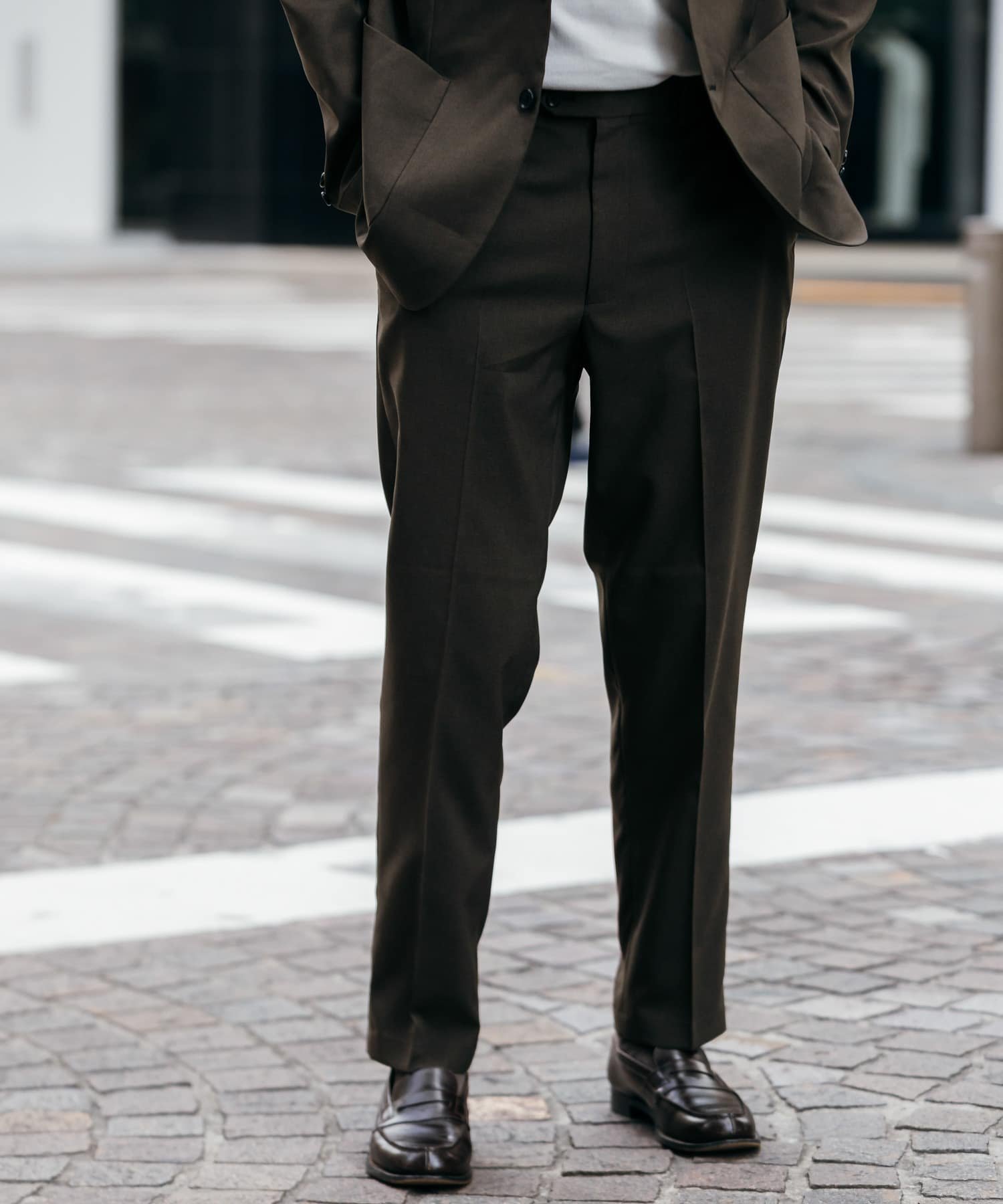 【アーバンリサーチ ドアーズ/URBAN RESEARCH DOORS / MEN】のLIFE STYLE TAILOR リネンライクコンフォータブルパンツ インテリア・キッズ・メンズ・レディースファッション・服の通販 founy(ファニー) 　ファッション　Fashion　メンズファッション　Fashion for Men　ボトムス　Bottoms　ウォッシャブル　Machine Washable　洗える　Machine Washable　カットソー　Cut and Sewn Top　シューズ　Shoes, Footwear　ジャケット　Jacket, Outerwear　ストレッチ　Stretch, Stretchy Fabric　スニーカー　Sneakers, Trainers　スーツ　Suit, Formalwear　セットアップ　Set-Up, Coordinated Outfit　センター　Center, Center Line　ドレス　Dress, One-Piece　ポロシャツ　Polo Shirt, Collared Tee　半袖　Short Sleeve, Half Sleeve　リラックス　Relax, Relaxed Fit　S/S・春夏　SS, Spring/Summer, Warm Season　おすすめ　Recommended / Our Picks　夏　Summer　ビジネス 仕事 通勤　Business / Work / Commuting　2025年　2025　2025春夏・S/S　Spring/Summer 2025 SS25　OLV BROWN|ID: prp329100004678213 ipo3291000000033797601