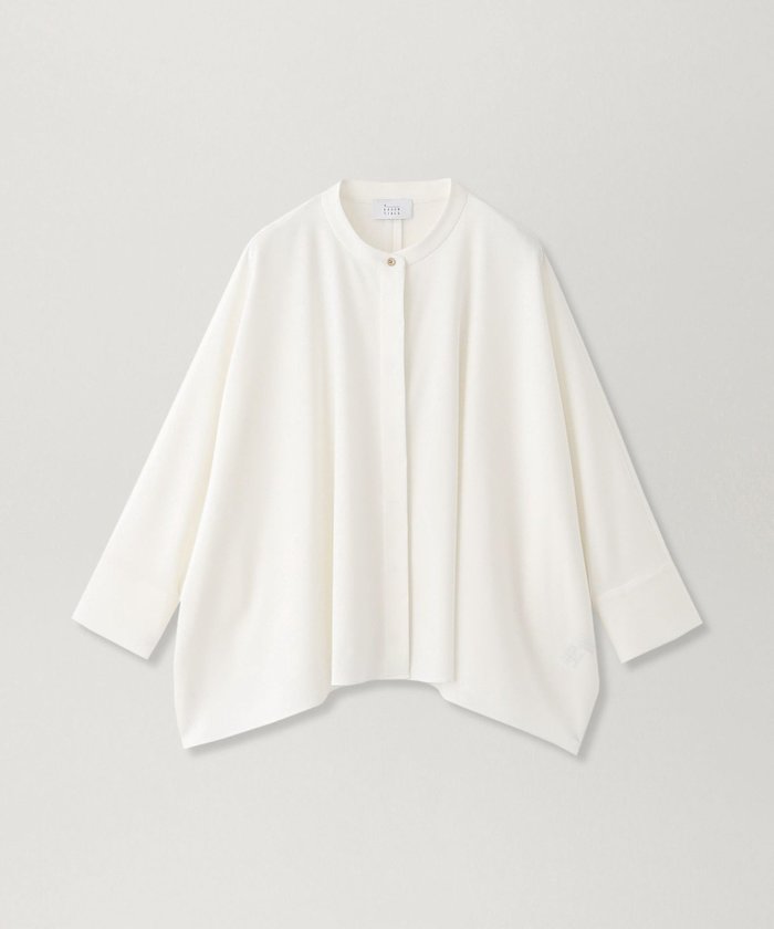 【エス エッセンシャルズ/S.ESSENTIALS】のイレギュラーヘムブラウス インテリア・キッズ・メンズ・レディースファッション・服の通販 founy(ファニー) https://founy.com/ ファッション Fashion レディースファッション Fashion for Women トップス・カットソー Cut & Sew Tops シャツ・ブラウス・オフィスカジュアル Elegant Blouses & Button-Ups インナー Innerwear ドレープ Drape, Draping Fabric フロント Front, Front Design ポンチョ Poncho, Cape Style |ID: prp329100004678214 ipo3291000000033797602