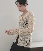 【リアン/Lian】のクロシェポロニットカーディガン 人気、トレンドファッション・服の通販 founy(ファニー) ファッション Fashion レディースファッション Fashion for Women トップス・カットソー Cut & Sew Tops ニット Knit Tops & Sweaters カーディガン・羽織り Layered Style Cardigans メッシュ Mesh, Net Fabric モチーフ Motif, Design Theme thumbnail アイボリー|ID: prp329100004678237 ipo3291000000033797742