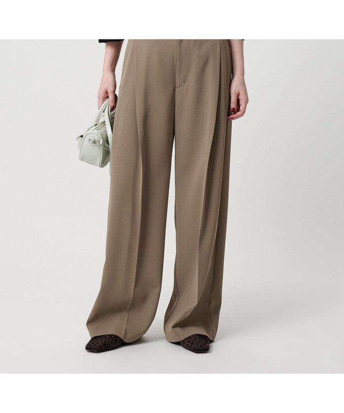 【ビューティ&ユース ユナイテッドアローズ/BEAUTY&YOUTH / UNITED ARROWS】の【WEB限定 Wardrobe DAILY MINIMAL】ダブルクロス タックワイドストレートパンツ -ウォッシャブル- インテリア・キッズ・メンズ・レディースファッション・服の通販 founy(ファニー) https://founy.com/ ファッション Fashion レディースファッション Fashion for Women パンツ Pants & Trousers ウォッシャブル Machine Washable オケージョン Occasion Wear シンプル Simple, Minimal ジャケット Jacket, Outerwear スウェット / スエット Sweatshirt, Sweatwear ストレート Straight, Straight Cut セットアップ Set-Up, Coordinated Outfit とろみ Fluid, Flowy Fabric ダブル Double, Double-Breasted フロント Front, Front Design ベスト Vest, Waistcoat ボトム Bottoms, Lower Wear ワイド Wide, Wide Fit おすすめ Recommended / Our Picks エレガント 上品 Elegant ビジネス 仕事 通勤 Business / Work / Commuting |ID: prp329100004678258 ipo3291000000034507161