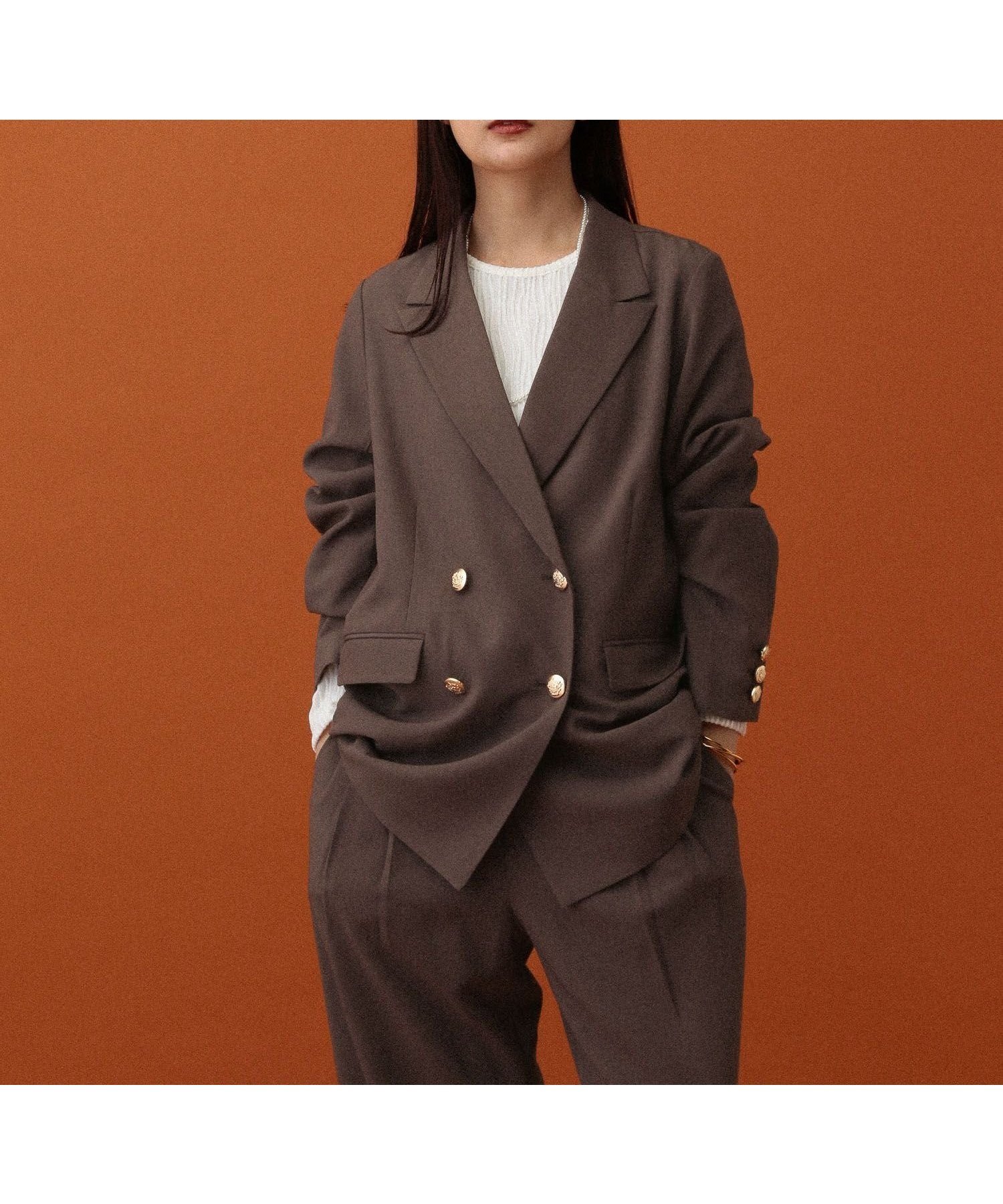 【グローバルワーク/GLOBAL WORK】のMATINEE LINE/MIXストレッチWジャケット/583736 人気、トレンドファッション・服の通販 founy(ファニー) 　ファッション　Fashion　レディースファッション　Fashion for Women　アウター　Coat / Outerwear Collection　レディースジャケット・軽アウター　Jackets　おすすめ　Recommended / Our Picks　シンプル　Simple, Minimal　ジャケット　Jacket, Outerwear　ストレッチ　Stretch, Stretchy Fabric　セットアップ　Set-Up, Coordinated Outfit　ダブル　Double, Double-Breasted　デニム　Denim, Jeans Material　夏　Summer　秋　Autumn　 other-1|ID: prp329100004678308 ipo3291000000034790147