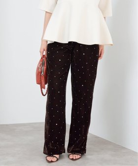 【イエナ/IENA】のCOUTURE D ADAM/クチュールドアダム Glitter PT ベロアイージーパンツ 221 人気、トレンドファッション・服の通販 founy(ファニー) ファッション Fashion レディースファッション Fashion for Women パンツ Pants & Trousers なめらか Smooth, Silky Texture インド Indian Textile グリッター Glitter, Sparkle シンプル Simple, Minimal ベロア Velour, Soft Velvet リラックス Relax, Relaxed Fit エレガント 上品 Elegant |ID:prp329100004678320