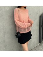 【スナイデル/SNIDEL】の【WEB限定カラーあり】シアーモヘヤルーズプルオーバー CPNK[067]|ID:prp329100004678339