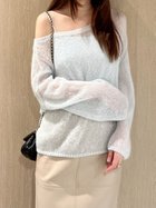 【スナイデル/SNIDEL】の【WEB限定カラーあり】シアーモヘヤルーズプルオーバー LBLU[081]|ID:prp329100004678339