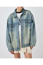 【マウジー/moussy】のOVERDYE デニムジャケット 人気、トレンドファッション・服の通販 founy(ファニー) ファッション Fashion レディースファッション Fashion for Women アウター Coat / Outerwear Collection レディースジャケット・軽アウター Jackets デニムジャケット / カジュアルアウター Denim Jackets クラッシュ Distressed, Crashed Style ジャケット Jacket, Outerwear セットアップ Set-Up, Coordinated Outfit ダメージ Distressed, Destroyed デニム Denim, Jeans Material 人気 Popular, Best Seller 再入荷 Restock / Back in Stock おすすめ Recommended / Our Picks thumbnail L/BLU1|ID: prp329100004678341 ipo3291000000033798308