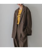 【ローリーズファーム/LOWRYS FARM】のラナテックダブルジャケット ブラウン|ID:prp329100004678344
